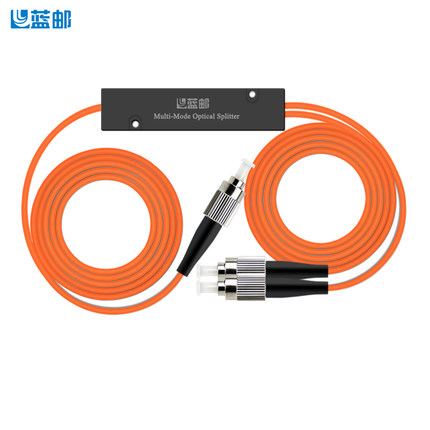 蓝邮 多模光纤分光器电信级 ST接口千兆多模光纤分路器 FC/LC/SC/ST-UPC多种接口1分2/4/8/16/32分路器可定制